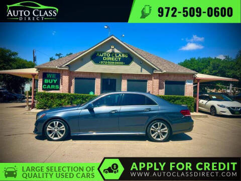 2016 Mercedes-Benz E-Class for sale at Auto Class Direct in Plano TX