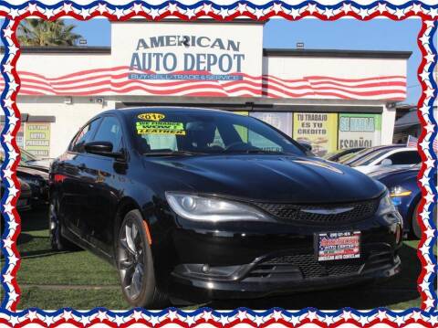 2016 Chrysler 200 for sale at ATWATER AUTO WORLD in Atwater CA