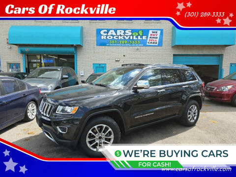 2014 Jeep Grand Cherokee for sale at Cars Of Rockville in Rockville MD