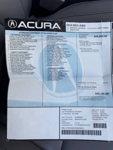 2014 Acura MDX SH-AWD