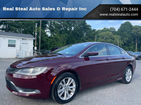 2015 Chrysler 200 for sale at Real Steal Auto Sales & Repair Inc in Gastonia NC