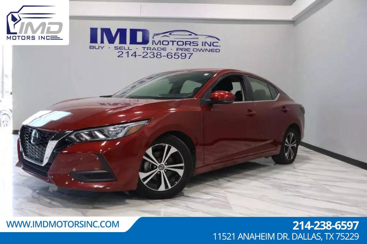 2020 Nissan Sentra for sale at IMD MOTORS, INC in Dallas, TX