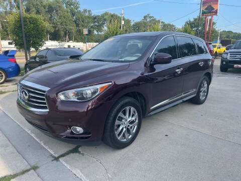 2013 Infiniti JX35 for sale at Azteca Auto Sales LLC in Des Moines IA