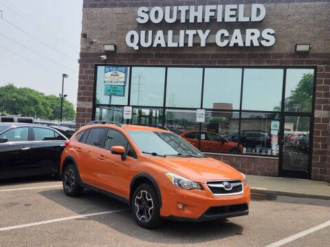2015 Subaru XV Crosstrek for sale at SOUTHFIELD QUALITY CARS in Detroit MI