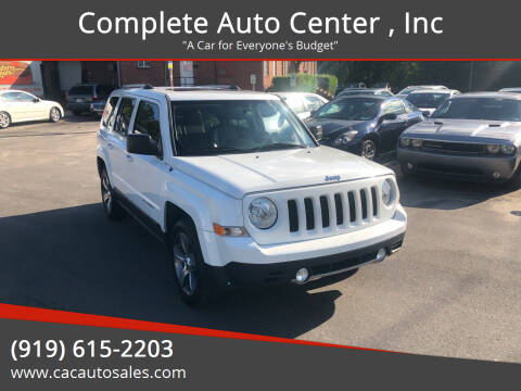 2016 Jeep Patriot for sale at Complete Auto Center , Inc in Raleigh NC