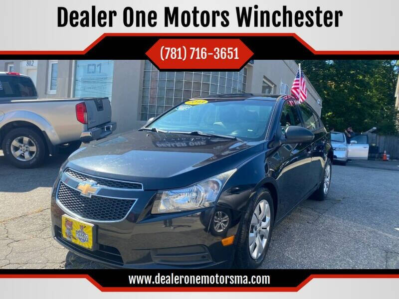 2013 Chevrolet Cruze for sale at Dealer One Motors Winchester in Winchester MA