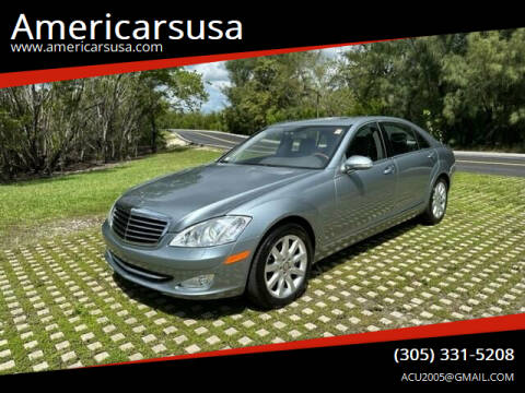 2008 Mercedes-Benz S-Class for sale at Americarsusa in Hollywood FL