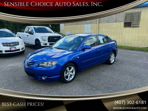 2004 Mazda MAZDA3 for sale at Sensible Choice Auto Sales, Inc. in Longwood FL