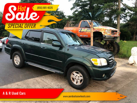2002 Toyota Sequoia for sale at A & R Used Cars in Clayton NJ