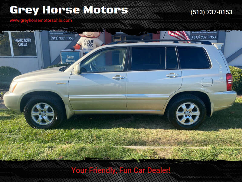 2002 Toyota Highlander for sale at Grey Horse Motors in Hamilton OH