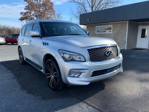 2015 Infiniti QX80 for sale at Atkins Auto Sales in Morristown TN