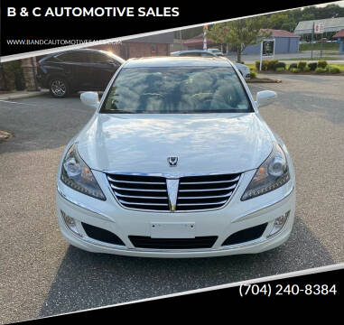 2013 Hyundai Equus for sale at B & C AUTOMOTIVE SALES in Lincolnton NC
