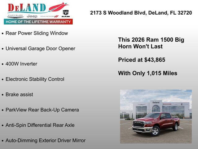 2026 RAM 1500