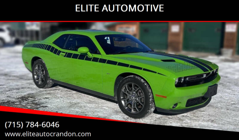 2017 Dodge Challenger for sale at ELITE AUTOMOTIVE in Crandon WI
