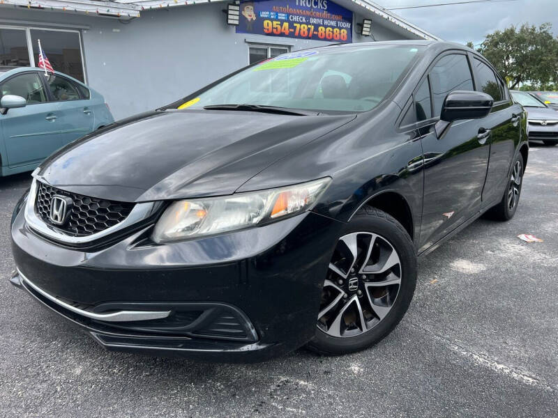 2014 Honda Civic for sale at Auto Loans and Credit in Hollywood FL