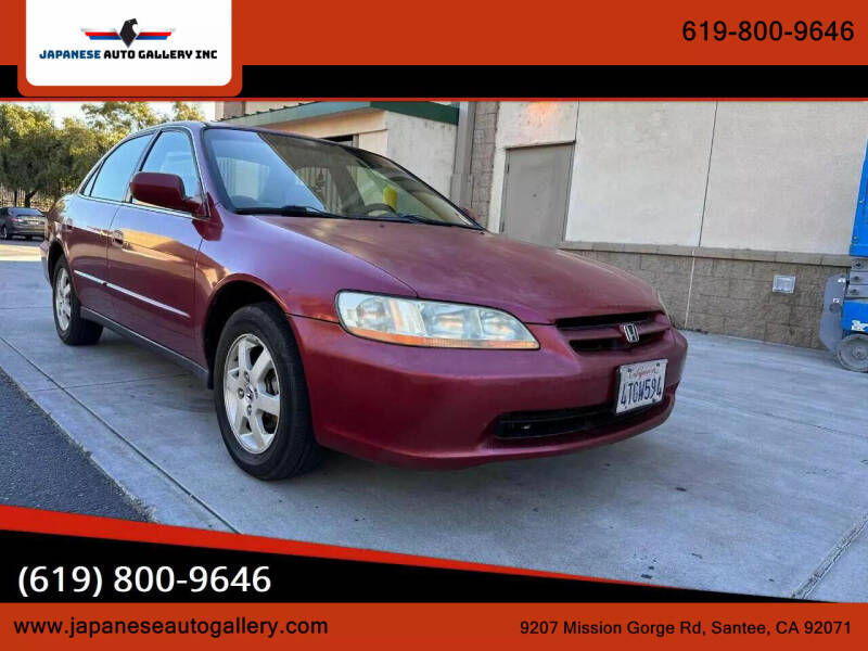 2000 Honda Accord for sale at Japanese Auto Gallery Inc in Santee CA