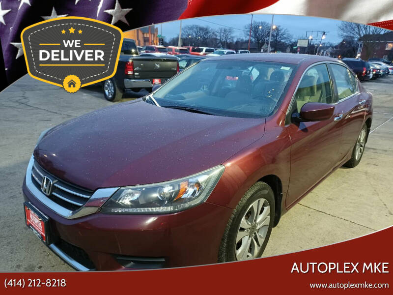 2015 Honda Accord for sale at Autoplexwest in Milwaukee WI