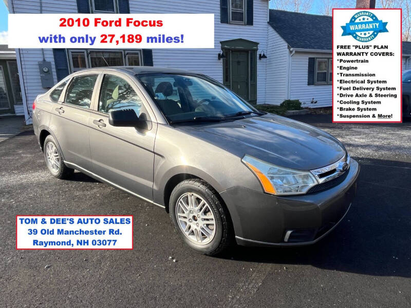 2010 Ford Focus for sale at Tom & Dee's Auto Sales in Raymond NH