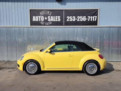 2015 Volkswagen Beetle Convertible for sale at Austin's Auto Sales in Edgewood WA