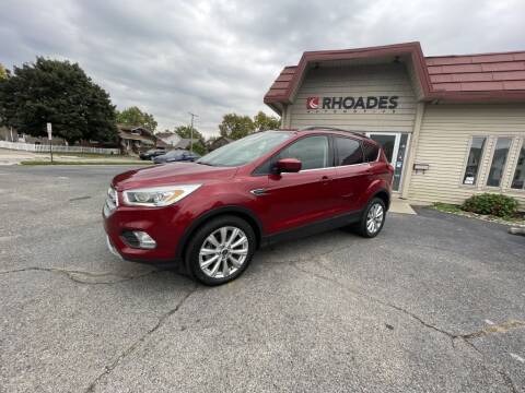 2019 Ford Escape for sale at Rhoades Automotive Inc. in Columbia City IN