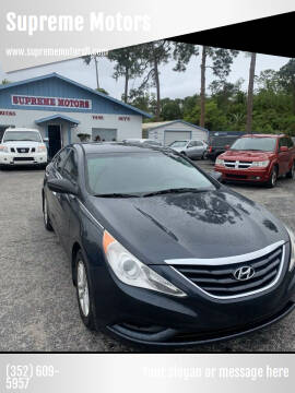 2012 Hyundai Sonata for sale at Supreme Motors in Tavares FL