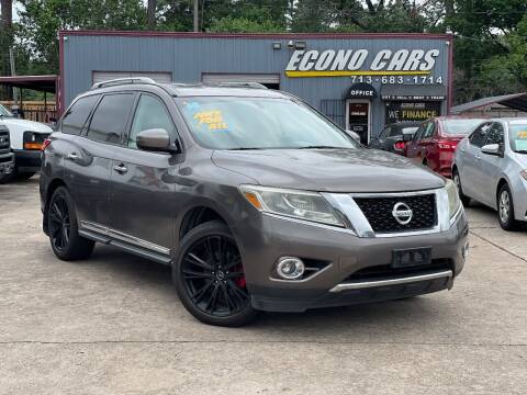 2014 Nissan Pathfinder for sale at Econo Cars in Houston TX