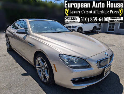 2015 BMW 6 Series for sale at European Auto House in Los Angeles CA