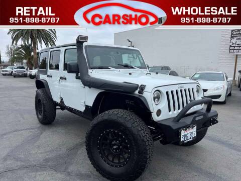 2017 Jeep Wrangler Unlimited for sale at Car SHO in Corona CA