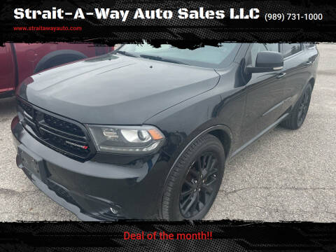 2015 Dodge Durango for sale at Strait-A-Way Auto Sales LLC in Gaylord MI