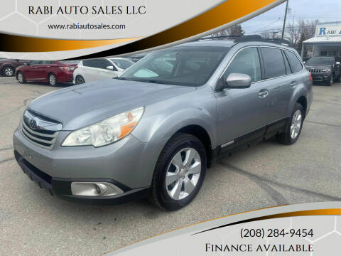2011 Subaru Outback for sale at RABI AUTO SALES LLC in Garden City ID