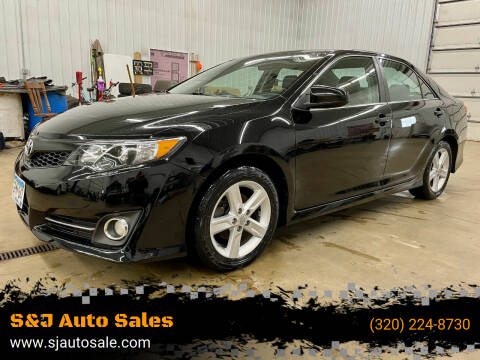 2014 Toyota Camry for sale at S&J Auto Sales in South Haven MN