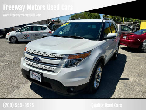 2014 Ford Explorer for sale at Freeway Motors Used Cars in Modesto CA
