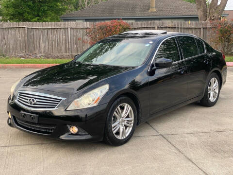 2010 Infiniti G37 Sedan for sale at KM Motors LLC in Houston TX