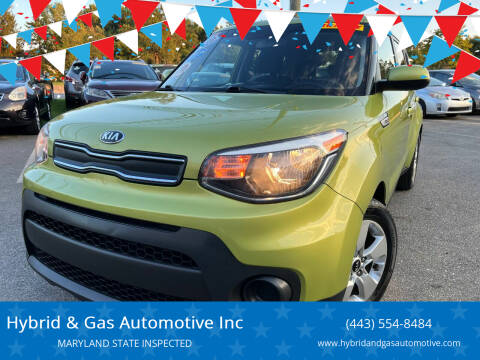 2018 Kia Soul for sale at Hybrid & Gas Automotive Inc in Aberdeen MD