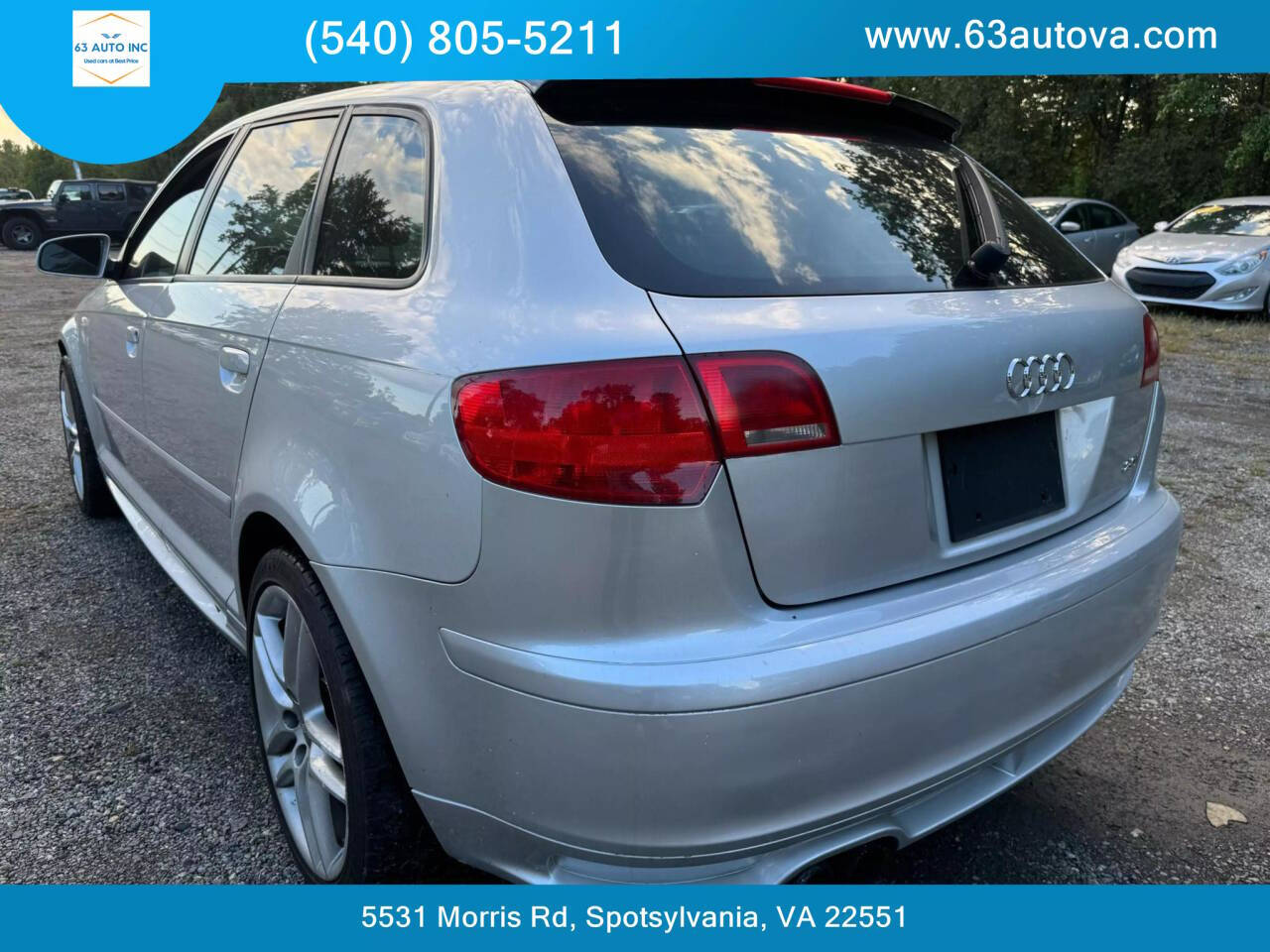 2008 Audi A3 for sale at 63 Auto Inc in Spotsylvania, VA