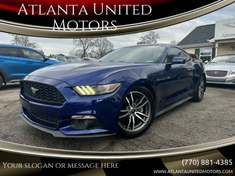 2015 Ford Mustang for sale at Atlanta United Motors in Jefferson GA