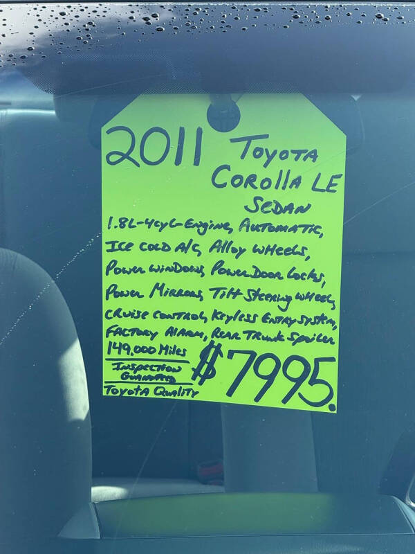 2011 Toyota Corolla LE