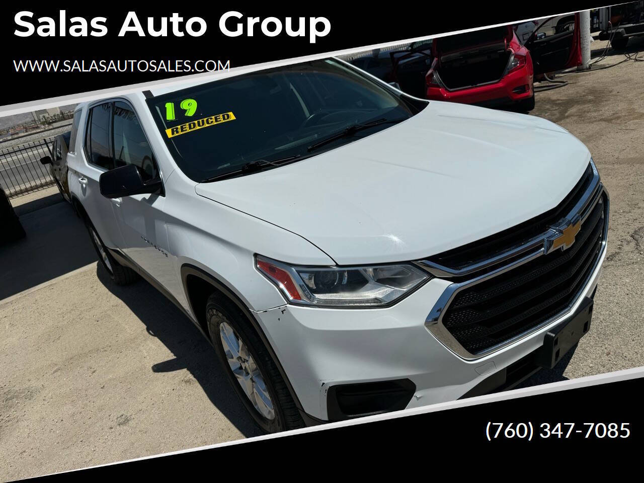 White 2019 Chevrolet Traverse LS 4x4 LS 4dr SUV w/1LS 1