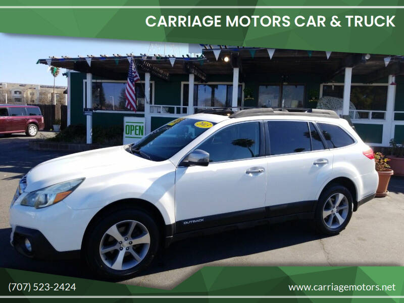 2013 Subaru Outback for sale at Carriage Motors Car & Truck in Santa Rosa CA