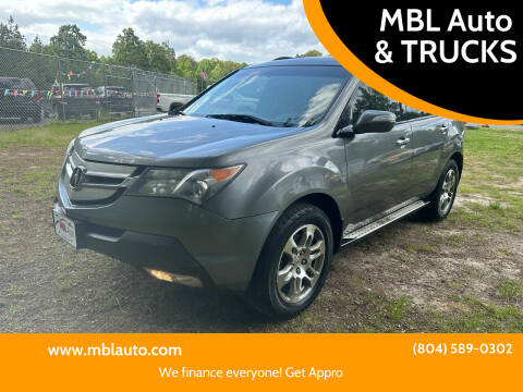 2008 Acura MDX for sale at MBL Auto & TRUCKS in Woodford VA