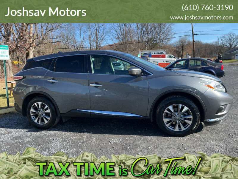 2017 Nissan Murano for sale at Joshsav Motors in Walnutport PA