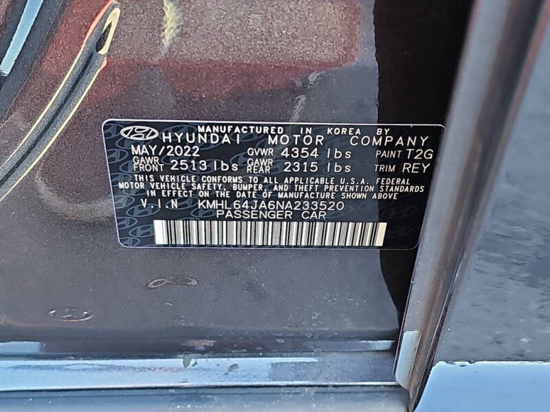 2022 Hyundai Sonata SEL