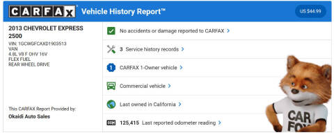 2013 Chevrolet Express 2500