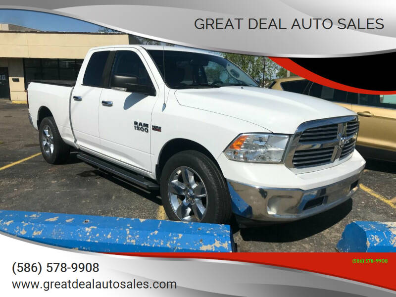 2013 RAM Ram Pickup 1500 for sale at GREAT DEAL AUTO SALES in Center Line MI