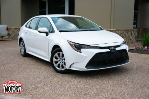 2022 Toyota Corolla for sale at Mcandrew Motors in Arlington TX