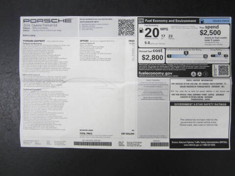 2014 Porsche Cayenne Platinum
