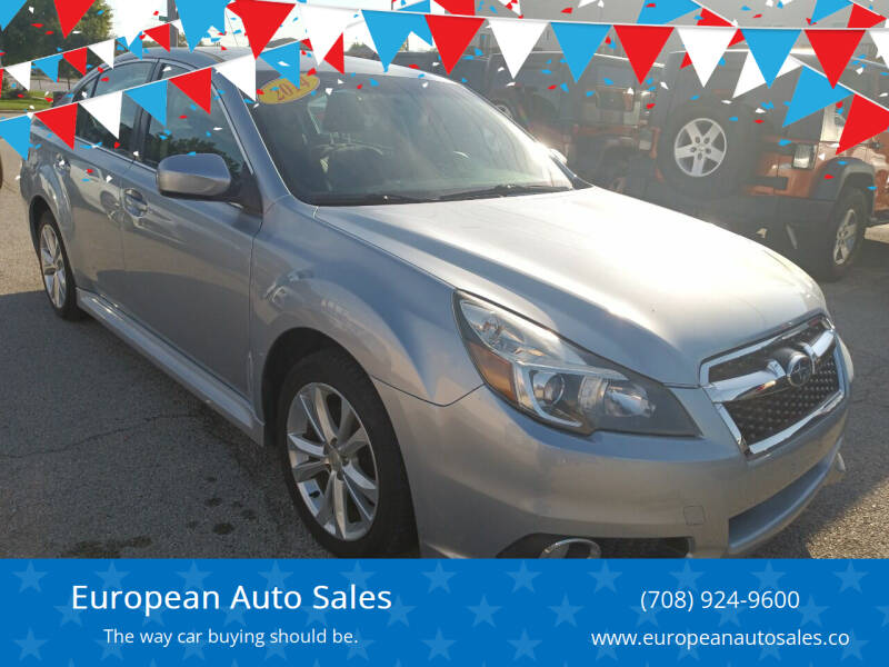 2014 Subaru Legacy for sale at European Auto Sales in Bridgeview IL