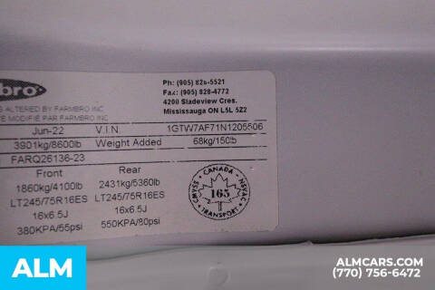 2022 GMC Savana 2500