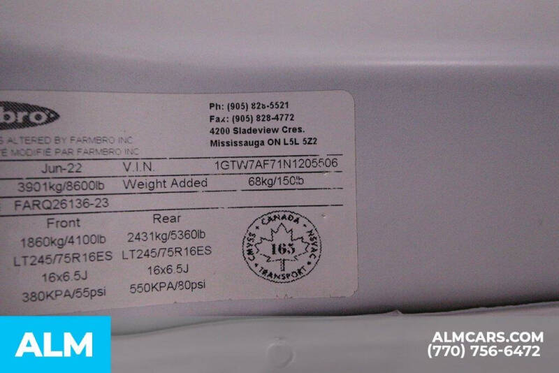 2022 GMC Savana 2500