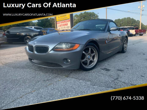 2003 BMW Z4 for sale at Luxury Cars of Atlanta in Snellville GA